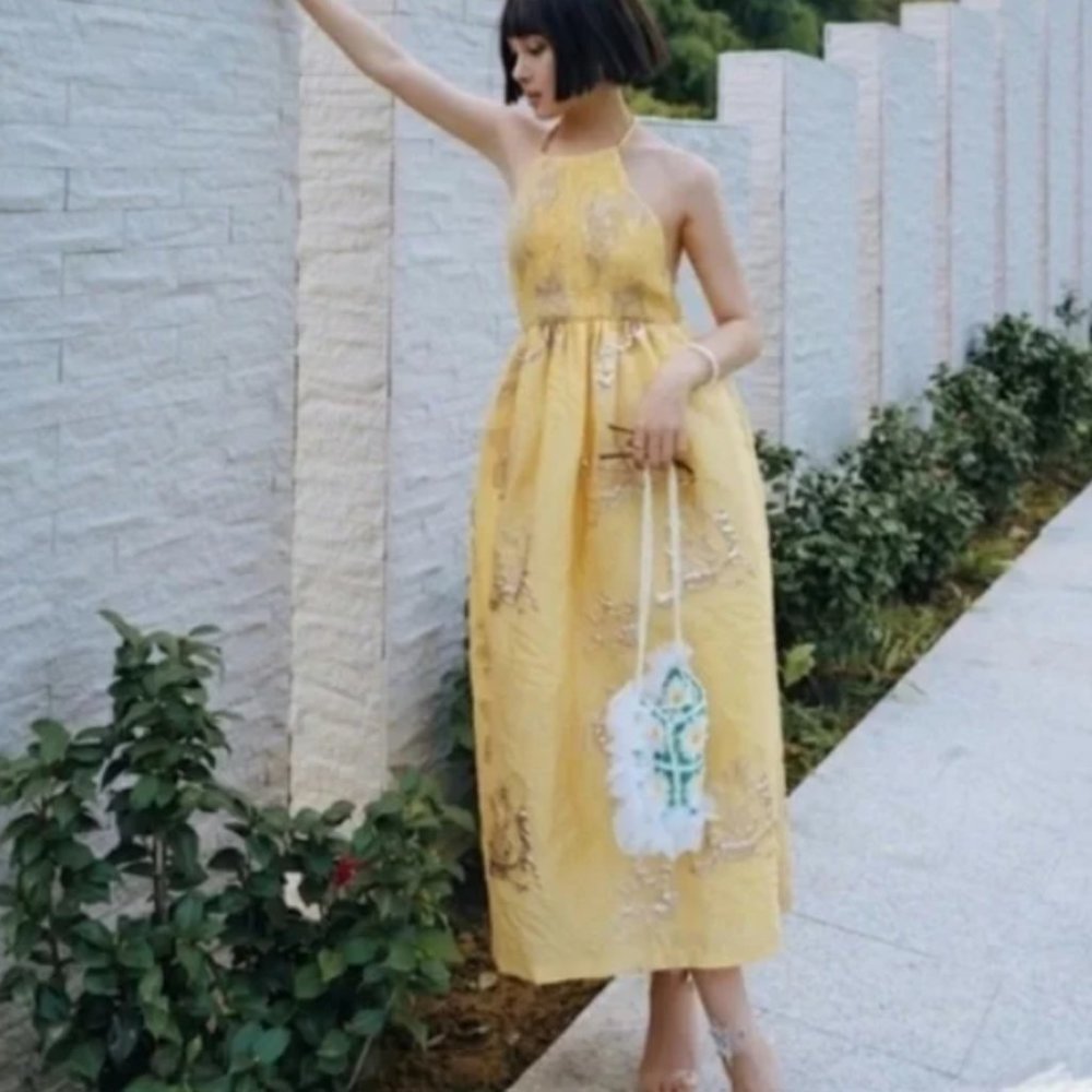 Zara Limited Edition Halter Dress